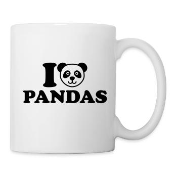 I love Pandas - Mug - white - Right