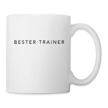 Bester Trainer - Tasse - Weiß - Rechts