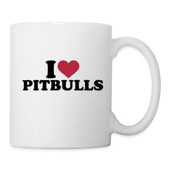Pitbull - Tasse - Weiß - Rechts