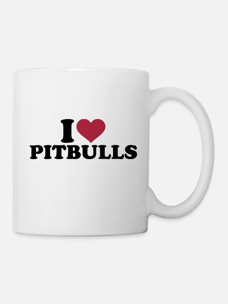 Pitbull - Tasse - Weiß