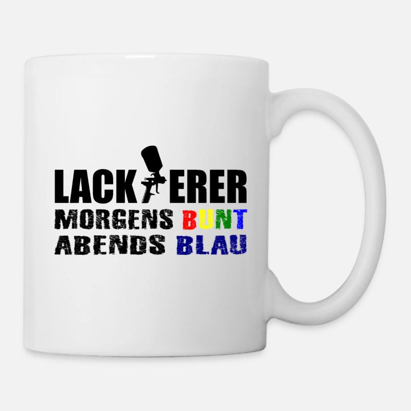 Lackierer - Tasse - Weiß