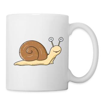 Doux escargot - Mug blanc - blanc - Droite
