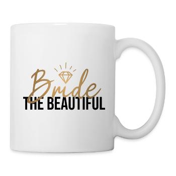 The beautiful Bride - Braut JGA - Mug - white - Right