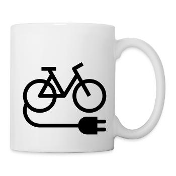 E-bike - Tasse - Weiß - Rechts