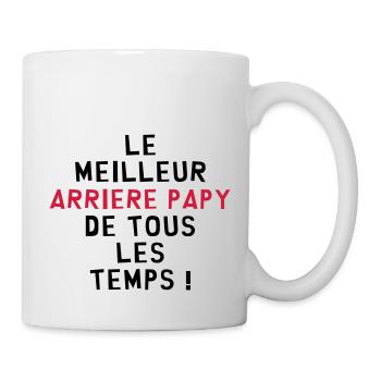 Papy / Grand Père / Famille / Papi / Drôle - Mug blanc - blanc - Droite