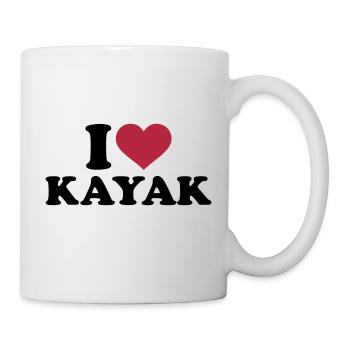 I love Kayak - Mug - white - Right