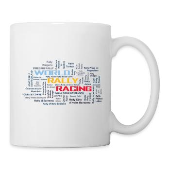 World Rally Racing - Tasse - Weiß - Rechts