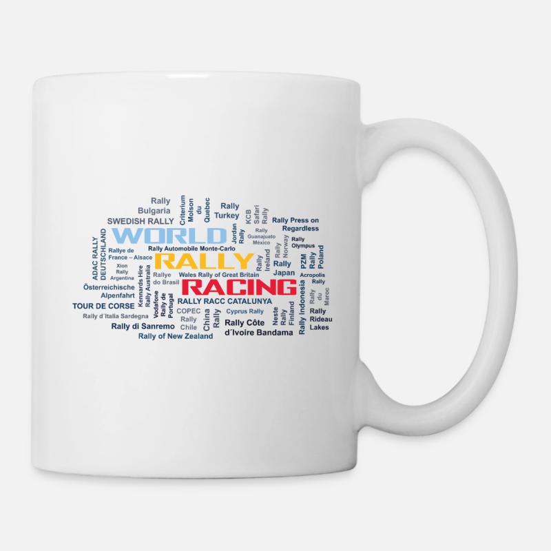 World Rally Racing - Tasse - Weiß