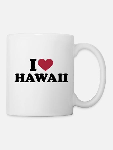 Hawaii - Tasse - Weiß