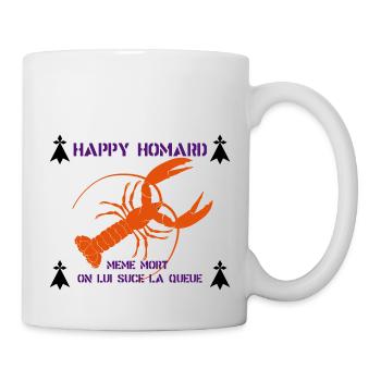 BREIZH HOMARD ! - Mug blanc - blanc - Droite
