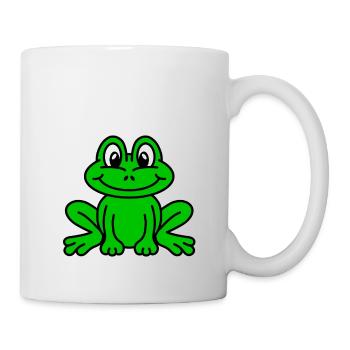 frog - Tasse - Weiß - Rechts