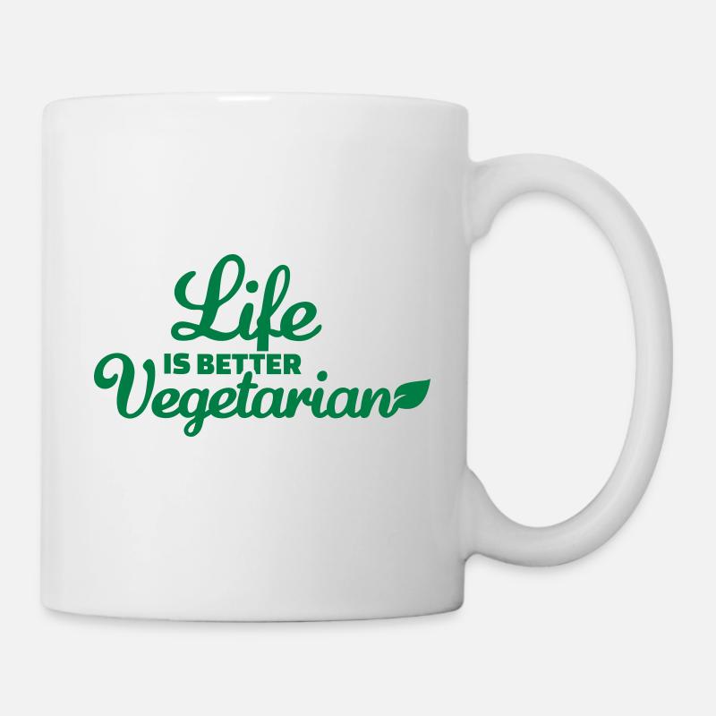 Vegetarier - Tasse - Weiß