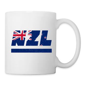 Drapeau de la Nouvelle-Zélande NZL - Mug blanc - blanc - Droite