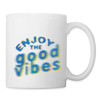 Good Vibes (lettrage) 02 - Mug blanc - blanc - Droite