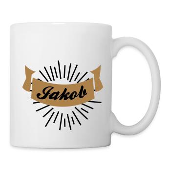 jakob - Tasse - Weiß - Rechts