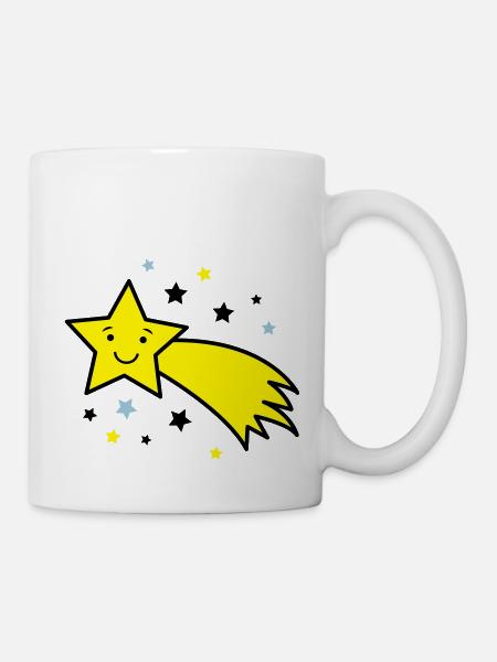 sternschnuppe_03 - Tasse - Weiß