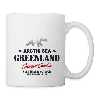 Greenland - Polar Bear - Grönland - Eisbär - Tasse - Weiß - Rechts