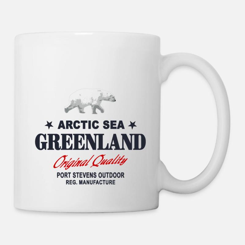 Greenland - Polar Bear - Grönland - Eisbär - Tasse - Weiß