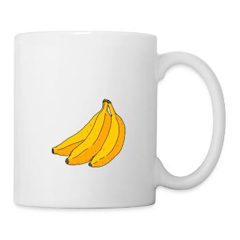 Bananen - Tasse - Weiß - Rechts