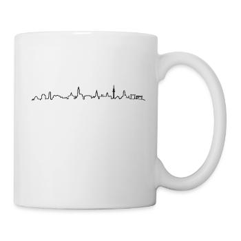 Skyline - Kiel - Tasse - Weiß - Rechts