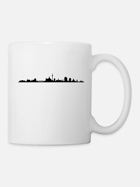 Skyline - Mannheim - Tasse - Weiß