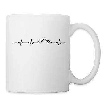 Landschaft - Berge Puls - Tasse - Weiß - Rechts