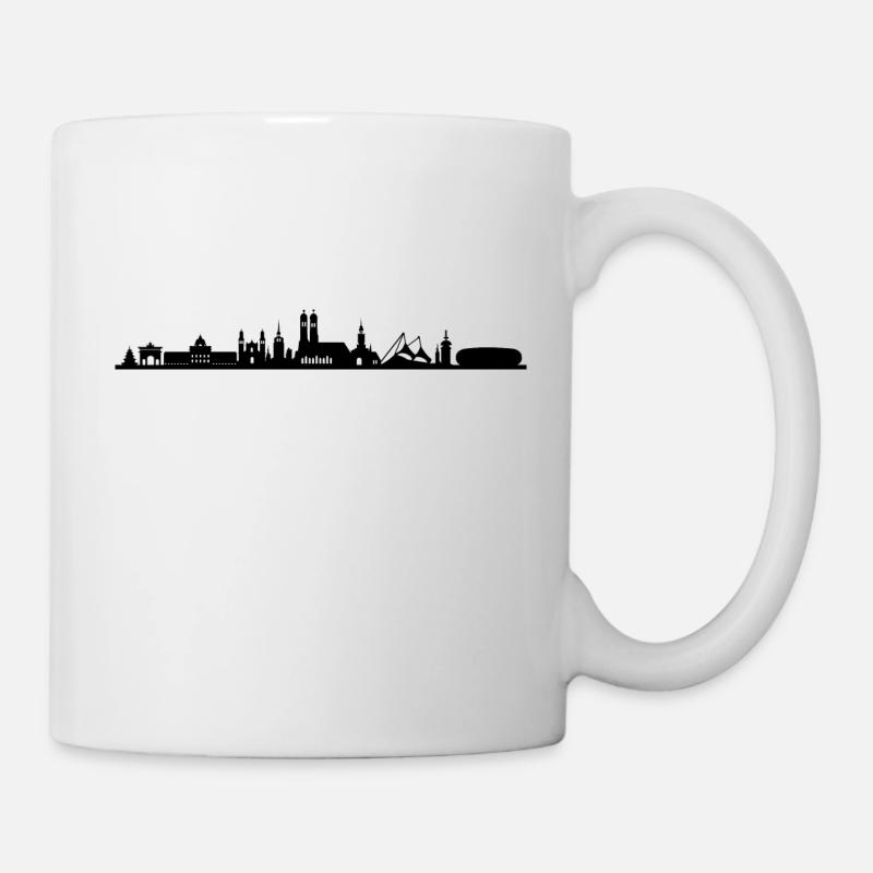 Skyline - München - Tasse - Weiß