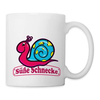 Suesse Schnecke - Tasse - Weiß - Rechts
