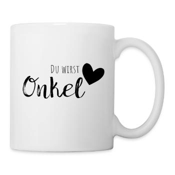 Du wirst Onkel - Tasse - Weiß - Rechts