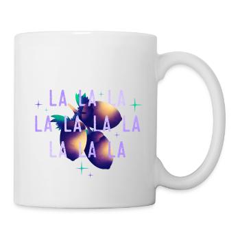 Trois noix pour  - La la la la la la la - Mug blanc - blanc - Droite