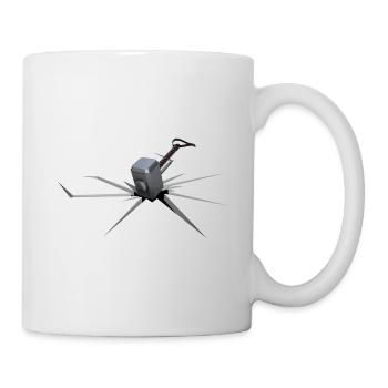 Hammer von Thor - Tasse - Weiß - Rechts