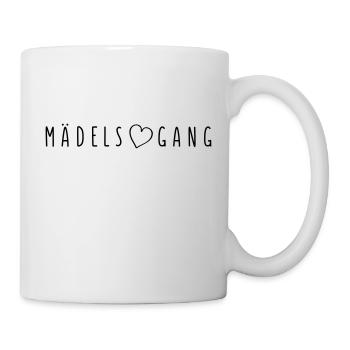 maedels gang herz design - Tasse - Weiß - Rechts