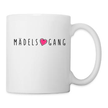 maedels herz gang - Tasse - Weiß - Rechts