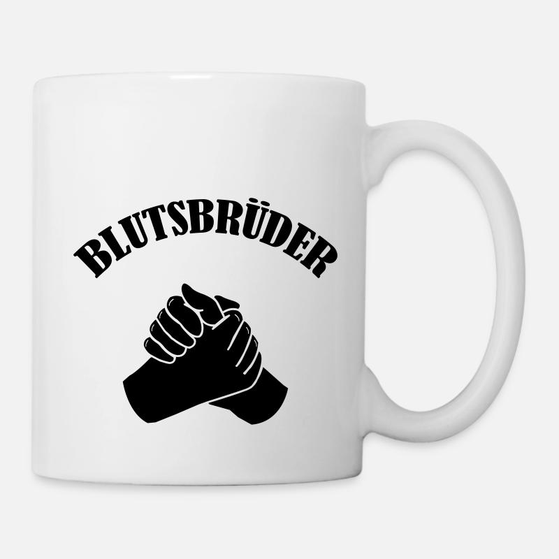 blutsbrueder_001 - Tasse - Weiß