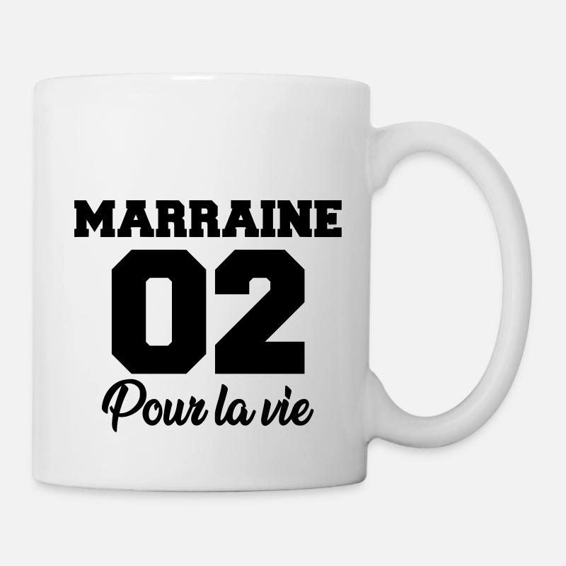 marraine 02 pour la vie - Mug blanc - blanc