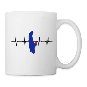 Heartbeat Ammersee 3 colors - Mug - white - Right