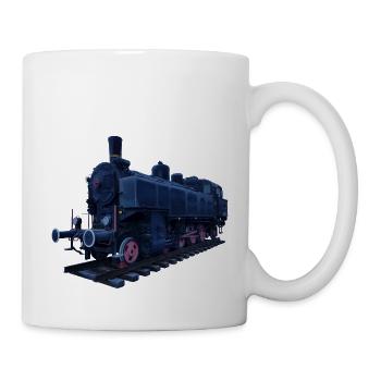 Steam locomotive - Mug - white - Right