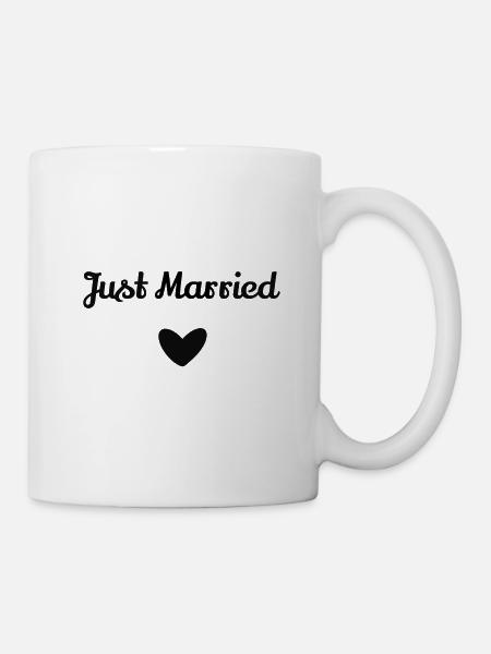 gerade verheiratet - Tasse - Weiß