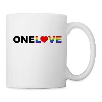 One Love - Mug blanc - blanc - Droite