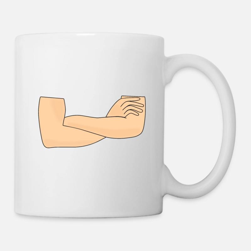 Crossed arms - Mug - white