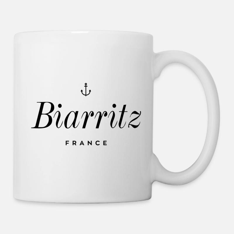 Biarritz France - Mug blanc - blanc