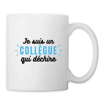 cadeau collègue Je suis un collègue qui déchire - Mug blanc - blanc - Droite