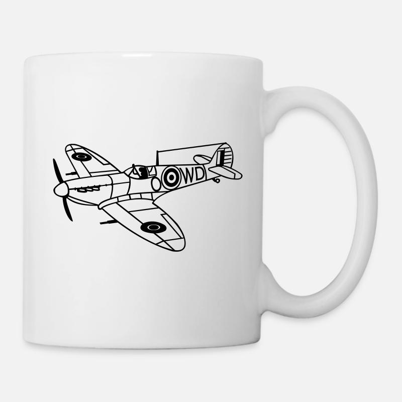 Spitfire - Tasse - Weiß