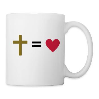 Jesus = Love - Mug - white - Right