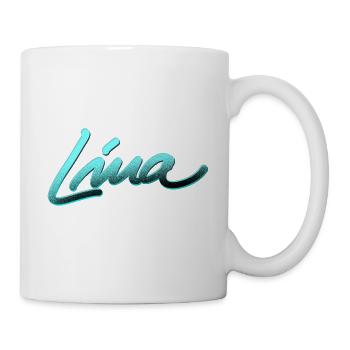 lina font graffiti template - Mug - white - Right