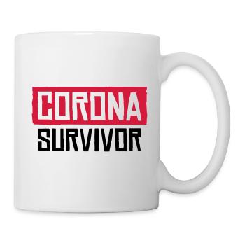 Corona Survivor - Mug - white - Right