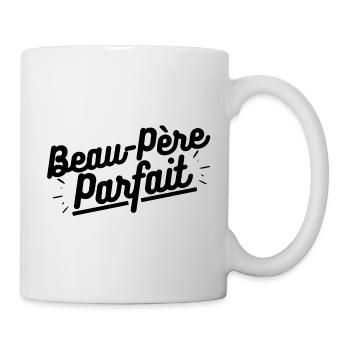 Beau père parfait. cadeau pour beau-père - Mug blanc - blanc - Droite