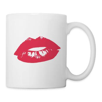 MOUTH KISS DESIGN - Mug - white - Right