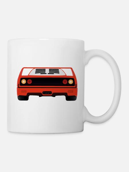 Italian sports car F40 - Mug - white