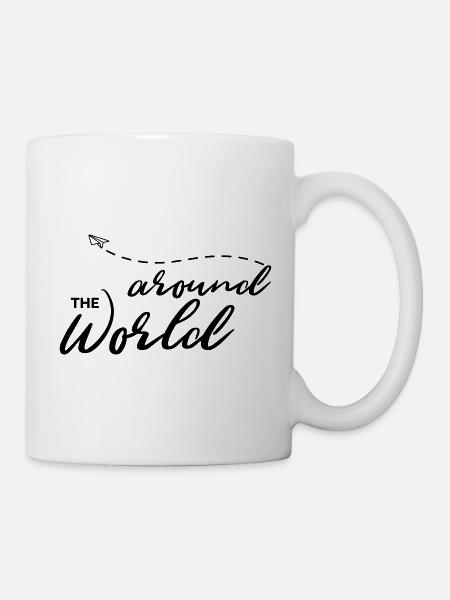 THE FASHION TEE - AROUND THE WORLD - Tasse - Weiß